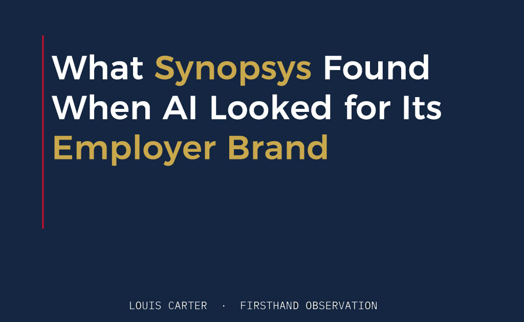 What Synopsys Found When AI Looked for Its Employer Brand